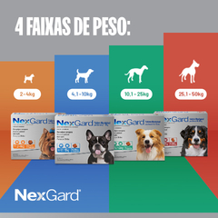 Nexgard Antipulgas e Carrapatos 11,3 mg para Cães de 2 a 4kg com 3 tabletes na internet