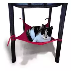 Cama Rede Suspensa para Gatos Rosa