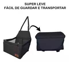 Cadeira Assento P Simples Transporte Pet Preto - comprar online