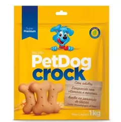 Biscoito PetDog Crock Raças Médias e Grandes Adulto