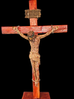 Crucifixo Realista Flagelo 3D 50 CM