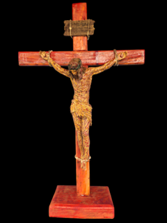 Imagem do Crucifixo Realista Flagelo 3D 50 CM