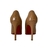 Scarpin Louboutin bege verniz - Lux4You