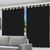 Cortina Blackout Preto com ilhos - 280x180cm - comprar online