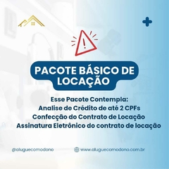 Pacote Básico - Análise de Credito + Contrato de Locação + Assinatura Digital