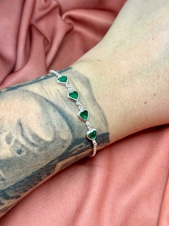 PULSEIRA CORAÇÃO VERDE