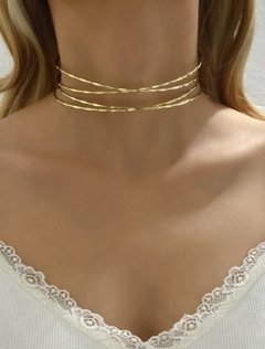 Chocker Fios - Dourado - comprar online