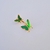 Green Glitter Butterfly Navel Piercing - comprar en línea