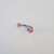 Pink Heart Shaped Navel Piercing - comprar en línea