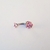 Pink Heart Shaped Navel Piercing - Ninfas Jewelry