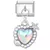 Mermaid Heart Charm