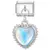 Blue Heart Pendant Charm