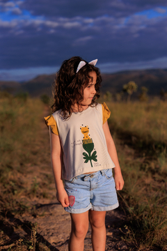 Camiseta Onça Pintada Baby Look - comprar online