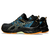 Tênis ASICS GEL Venture 9 - Masculino - Preto com Azul e Laranja - Times & Torcidas