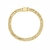 Pulseira Grumet Dupla em Ouro 21 cm - 6 mm