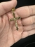 Pingente Crucifixo Vitoriano Com Jesus P - 3x2,5cm - 1,8g - Banhado A Ouro 18k - comprar online