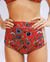 Hot Pants Tule Abacaxi Vermelho