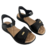 Sandália Papete Comfortflex Velcro 2351403 - preto