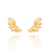 Brinco Semijoia Ear Cuff Cinthia Gotas Dourado na internet