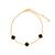 Pulseira Semijoia Virginia Trevo Dourado - comprar online