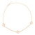 Choker Semijoia Lara Trevo Cristal Dourado - comprar online