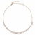 Chocker Semijoia Cristal Lilas Ródio - comprar online