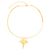 Choker Semijoia Aro Ester Estrela Dourado - comprar online