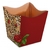 Kit 5 Cachepot Papel Decorado, Pote 11/12, Floral Atlanta. (T1) - loja online