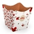 Kit 5 Cachepot Papel Decorado, Pote 11/12, Floral Atlanta. (T1) - comprar online