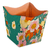 Kit 10 Cachepot Papel Decorado, Pote 15, Floral Atlanta. (T1) - loja online