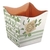 Kit 10 Cachepot Papel Decorado, Pote 15, Floral Atlanta. (T1) - loja online