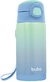 Garrafa Térmica Infantil Inox Com Canudo 400ml Buba Baby Bicolor Azul