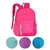 Mochila De Costas Escolar Juvenil 17" MF24050 Com Chaveiro Clio Style