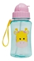 Garrafa Garrafinha Infantil Fun C/ Alça e Canudo 400ml Buba Baby Girafa