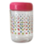 Pote Vidro Decorado C/Tampa Plast 660ml - comprar online