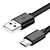 Cabo de carregamento micro usb para samsung galaxy s7 borda, s6, s5, nota 5, mot