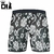 Bermuda Praia Masculina Floral Preta - comprar online