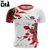 camisa de time serpente floral