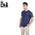 Camiseta azul Derson Imports henley egípcio gola padre - comprar online