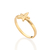 Anel Skinny Estrela do Mar banhado a ouro 18k - comprar online