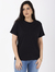 Blusa Unissex Preta Meia Malha 8750014 - P