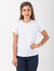 Blusa Baby Look Meia Malha 2430063 - Branca - G