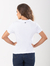 Blusa Baby Look Meia Malha 2430063 - Branca - G - comprar online