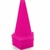 Kit C/10 Cones 24cm Treinamento Cor Rosa