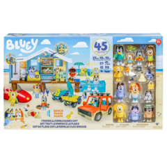 Bluey Mega Set Casa De Playa Con Amigos + De 45 Piezas