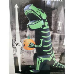 Inflable exterior Halloween Dinosaurio - comprar en línea