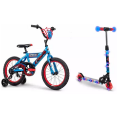 Bicicleta Y Scooter Spiderman R16 Huffy