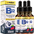 Kit 3 Frascos Vitamina b12 Sabor Frutas Vermelhas em Gotas