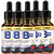 Kit 5 Frascos Vitamina b12 Sabor Frutas Vermelhas em Gotas