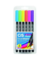 Caneta Dual Brush Estojo c/6 Cores Neon - Cis